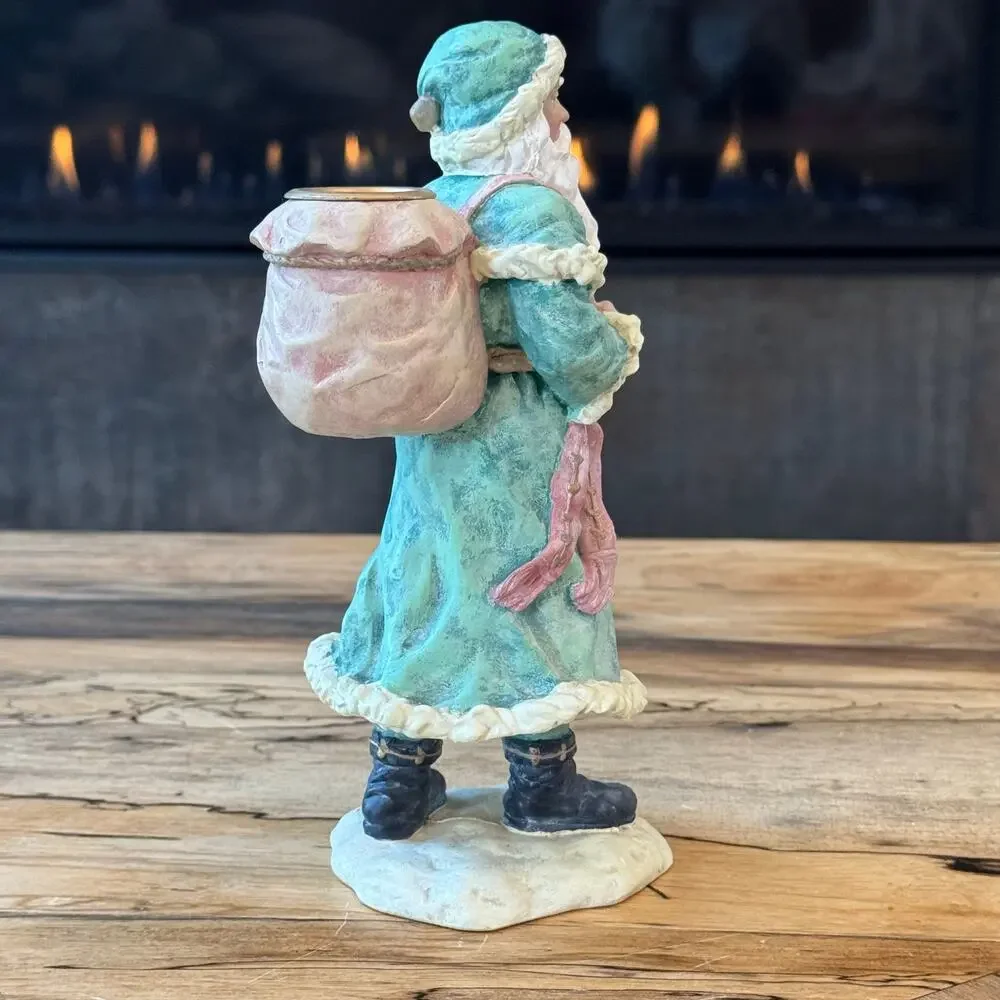 VTG House of Lloyd Christmas Around The World Father Christmas Candle Holder